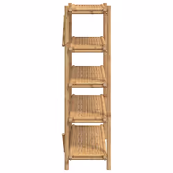 vidaXL 5-Layer Shelf Displaying Storage Shelf Organiser Storage Rack Bamboo - Additional view 4