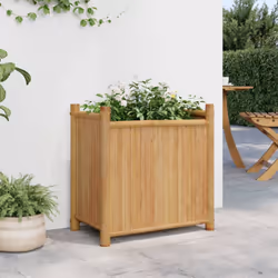 vidaXL Planter Flower Box Plant Pot Garden Raised Bed Outdoor Planter Bamboo