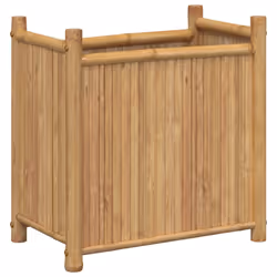 vidaXL Planter Flower Box Plant Pot Garden Raised Bed Outdoor Planter Bamboo - Additional view 5