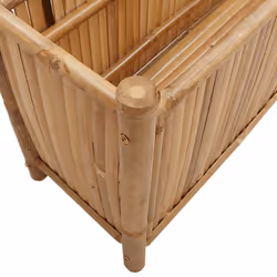 vidaXL Planter Flower Box Plant Pot Garden Raised Bed Outdoor Planter Bamboo - 100 x 30 x 50 cm - Additional view 6