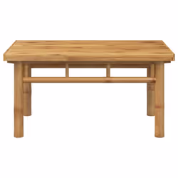 vidaXL Coffee Table Hallway Tea Accent End Table Centre Sofa Table Bamboo - 70 x 40 x 35 cm - Additional view 2