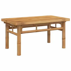 vidaXL Coffee Table Hallway Tea Accent End Table Centre Sofa Table Bamboo - 70 x 40 x 35 cm - Additional view 4