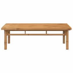 vidaXL Coffee Table Hallway Tea Accent End Table Centre Sofa Table Bamboo - 110 x 55 x 35 cm - Additional view 2