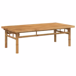 vidaXL Coffee Table Hallway Tea Accent End Table Centre Sofa Table Bamboo - 110 x 55 x 35 cm - Additional view 4