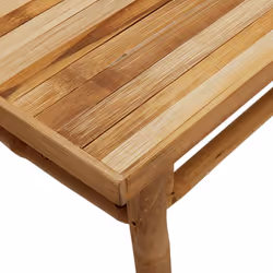 vidaXL Coffee Table Hallway Tea Accent End Table Centre Sofa Table Bamboo - 110 x 55 x 35 cm - Additional view 6