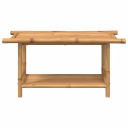 vidaXL Coffee Table Hallway Tea Accent End Table Centre Sofa Table Bamboo - 90 x 50 x 45 cm - Additional view 2