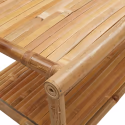 vidaXL Coffee Table Hallway Tea Accent End Table Centre Sofa Table Bamboo - 90 x 50 x 45 cm - Additional view 6