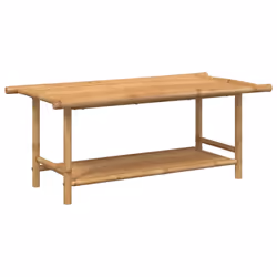 vidaXL Coffee Table Hallway Tea Accent End Table Centre Sofa Table Bamboo - 110 x 55 x 45 cm