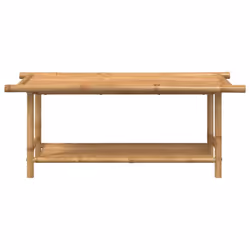 vidaXL Coffee Table Hallway Tea Accent End Table Centre Sofa Table Bamboo - 110 x 55 x 45 cm