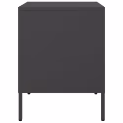 vidaXL Bedside Cabinet Bedroom Nightstand Bed Table Bed Cabinet Black Steel - Additional view 6