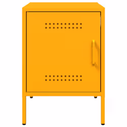 VidaXL 842916 nightstand/bedside table Yellow - Additional view 6