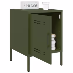 VidaXL 842918 nightstand/bedside table Olive - Additional view 5