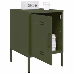 VidaXL 842919 nightstand/bedside table Olive - Additional view 5
