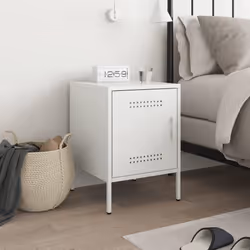 VidaXL 842921 nightstand/bedside table White