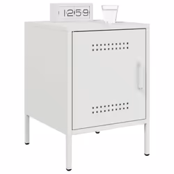 VidaXL 842921 nightstand/bedside table White - Additional view 4
