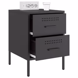 VidaXL 842922 nightstand/bedside table Black - Additional view 5