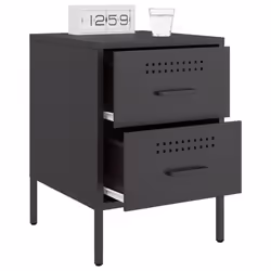 VidaXL 842923 nightstand/bedside table Black - Additional view 4