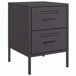 VidaXL 842923 nightstand/bedside table Black - Additional view 5