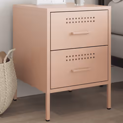 VidaXL 842924 nightstand/bedside table Pink