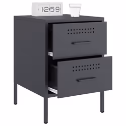 VidaXL 842927 nightstand/bedside table Anthracite - Additional view 5