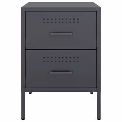 VidaXL 842927 nightstand/bedside table Anthracite - Additional view 6