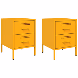 VidaXL 842929, Yellow, Steel, 360 mm, 390 mm, 505 mm, 2 pc(s)