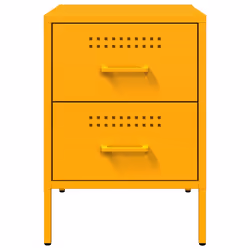 VidaXL 842929 nightstand/bedside table Yellow - Additional view 6