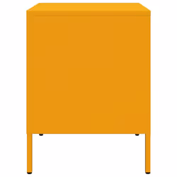 VidaXL 842929 nightstand/bedside table Yellow - Additional view 7