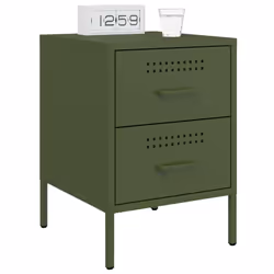 VidaXL 842930 nightstand/bedside table Olive - Additional view 4