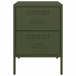 VidaXL 842931 nightstand/bedside table Olive - Additional view 6