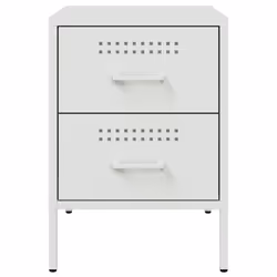 VidaXL 842932 nightstand/bedside table White - Additional view 6