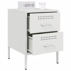 VidaXL 842933 nightstand/bedside table White - Additional view 5