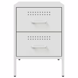 VidaXL 842933 nightstand/bedside table White - Additional view 6