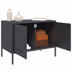 vidaXL TV Cabinets TV Stand TV Unit Entertainment Centre 2 pcs Pink Steel - anthracite, 1 pcs - Additional view 4