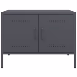 vidaXL TV Cabinets TV Stand TV Unit Entertainment Centre 2 pcs Pink Steel - anthracite, 1 pcs - Additional view 5