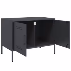 vidaXL TV Cabinets TV Stand TV Unit Entertainment Centre 2 pcs Pink Steel - anthracite, 2 pcs - Additional view 9