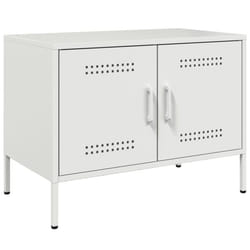 vidaXL TV Cabinets TV Stand TV Unit Entertainment Centre 2 pcs Pink Steel - white, 1 pcs