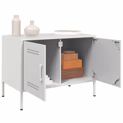 vidaXL TV Cabinets TV Stand TV Unit Entertainment Centre 2 pcs Pink Steel - white, 1 pcs - Additional view 4
