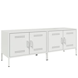 vidaXL TV Cabinets TV Stand TV Unit Entertainment Centre 2 pcs Pink Steel - white, 2 pcs