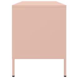 vidaXL TV Cabinet TV Stand TV Unit Entertainment Centre Mustard Yellow Steel - pink - Additional view 6
