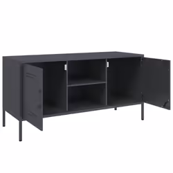vidaXL TV Cabinet TV Stand TV Unit Entertainment Centre Media Unit Pink Steel - anthracite - Additional view 8