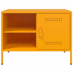 vidaXL TV Cabinet TV Stand TV Unit Entertainment Centre Media Unit Pink Steel - yellow, 2 pcs - Additional view 5