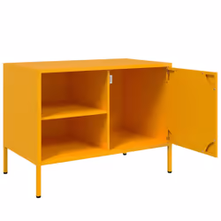 vidaXL TV Cabinet TV Stand TV Unit Entertainment Centre Media Unit Pink Steel - yellow, 2 pcs - Additional view 9