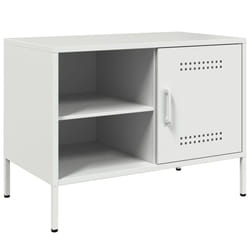 vidaXL TV Cabinet TV Stand TV Unit Entertainment Centre Media Unit Pink Steel - white, 1 pcs