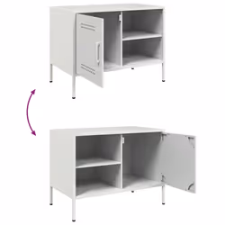 vidaXL TV Cabinet TV Stand TV Unit Entertainment Centre Media Unit Pink Steel - white, 1 pcs - Additional view 10