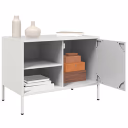 vidaXL TV Cabinet TV Stand TV Unit Entertainment Centre Media Unit Pink Steel - white, 1 pcs - Additional view 4