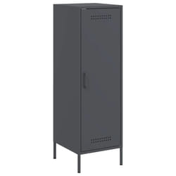 vidaXL Highboard Sideboard Cabinet Home Storage Cupboard Anthracite Steel - anthracite