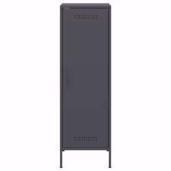 vidaXL Highboard Sideboard Cabinet Home Storage Cupboard Anthracite Steel - anthracite - Additional view 5