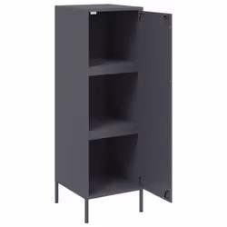 vidaXL Highboard Sideboard Cabinet Home Storage Cupboard Anthracite Steel - anthracite - Additional view 8