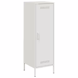 vidaXL Highboard Sideboard Cabinet Home Storage Cupboard Anthracite Steel - white